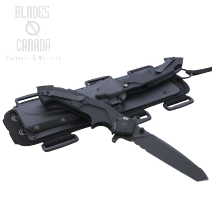 Extrema Ratio GLAUCA B1 Folding Knife, Bohler N690, Aluminum Black, MOLLE System